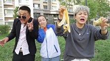 刁蛮阿姨挑水果太暴力，阿宝以牙还牙让她自食苦果！