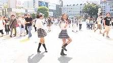 日本广播体操少女一只pocky舞
