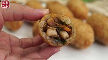 手把手教你做广式咸水角，外脆里糯，超级好吃！
