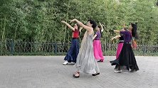 北京紫竹院广场舞《香格里拉20200804》
