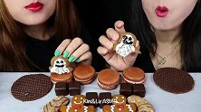 美女试吃姜饼派对