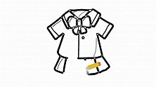 35秒教你画1套女生校服，画法十分简单