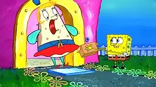 海绵宝宝：海绵宝宝让泡芙看虫虫，她吓得瞬间变大，房子都撑破了