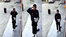 江西上饶：00后警校生返校前 对着摄像头向父母敬礼告别