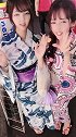 在日本街头，遇到两个穿和服的模特姑娘，真是太漂亮了