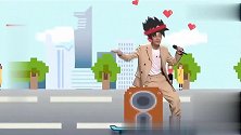 袁成杰走路带风很帅，谁知道来了一阵“龙卷风”，薛之谦笑到不行