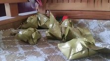 带着公司给发的七个粽子回老家过端午节，感觉还是家里好啊！