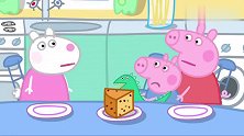小猪佩奇：乔治不知道假想伙伴，坐在了里奥身上，苏西吓哭了他！