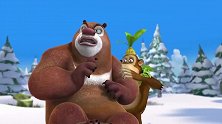 熊出没：雪怪缓缓走来，熊大还被困住了，吉吉你危险了
