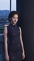 高挑身材的窈窕淑女，把旗袍的美展现的淋漓尽致！