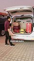 GL8改了沙发床后，行李箱摆放情况实测！别克gl8