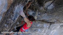 11岁女孩在峭壁攀岩 速度飞快 看的人都傻眼了！