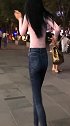 北京的夜景拍一位国际超模，这气质绝了