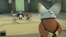 功夫熊猫：盖世五侠想要拿阿宝练功夫，毕竟只有神龙大侠最耐打