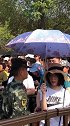 军民鱼水情，感谢这位撑伞的小姐姐，网友给你点赞