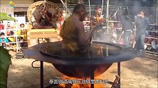 泰国得道高僧在油锅里打坐，神情坦然自若，一个观众说出真相