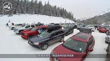 把自行车前轮换成滑雪板，会骑车就能玩滑雪，速度飞快还能漂移