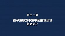 第11天-孩子注意力不集中还挑食厌食怎么办