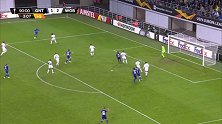 下半场补时第4分钟根特球员亚列姆丘克进球 根特2-2沃尔夫斯堡