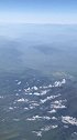 从8000米高空看到的山川大地。云，真的是在脚下！