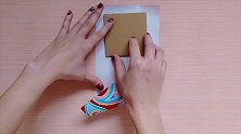 宝宝学折纸：这款折纸储物柜，放在桌子上收纳小礼物很合适！