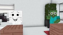 Minecraft动画《代课老师》，怪物学校来了美女老师！