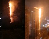 沈阳高层大火系插排电源线故障引发 住户因涉嫌失火罪被刑拘