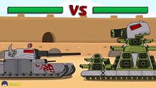 坦克世界动画：kv44对战蝙蝠侠巨鼠，结局会如何？