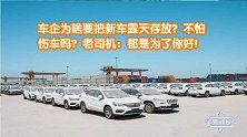 车企为啥要把新车露天存放？不怕伤车吗？老司机：都是为了你好！