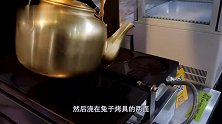 韩国街头创意小吃：兔子面包！一个才6块钱，孩子们超喜欢吃！