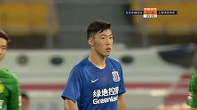 第90分钟上海绿地申花球员吴毅臻进球 北京中赫国安2-1上海绿地申花