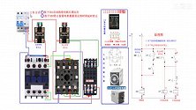 电工知识：接触器，时间继电器，中间继电器接线步骤，运行演示
