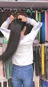 70厘米真发马尾，瞬间让你变大长发