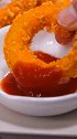 风味小吃，炸洋葱圈，好吃