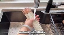 高颜值的樱花筷子，合金材质不发霉，筷子磨砂好夹，耐高温好清洗