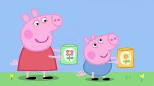 小猪佩奇：猪爷爷拿着花种，在家门口挖坑，却把猪爸爸搞蒙了！