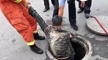 河南：无证驾驶遇查，他竟跳河钻进下水道，差点没命！
