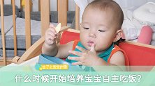 8-10个月是宝宝自主进食的关键期，需培养宝宝良好的就餐习惯
