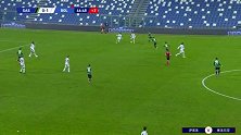 上半场补时第2分钟萨索洛球员洛卡泰利射门 - 被扑