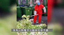 网传北京海淀一垃圾站“厨余垃圾不够买好白菜充当”，官方回应