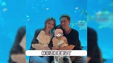 林峯带妻女新加坡度假，与老婆染情侣发色超甜，5岁女儿性格活泼