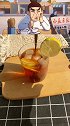 港式冻柠茶，柠檬搭配红茶，味道不错