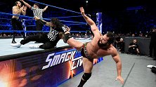 WWE-17年-SD第956期：双打赛 卢瑟夫&英格里斯VS乌索兄弟-单场