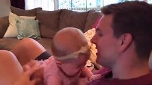 爸爸剃胡子大合集，宝宝们的反应真是太可爱了，直接不认爹了