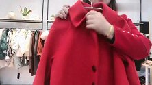 冬季不想穿臃肿？选择这修身大衣，时尚不失女人味，过年穿喜庆