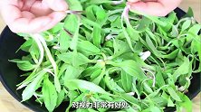 一道“凉拌车前草”，好吃的下饭菜，做法简单，全家都喜欢吃！
