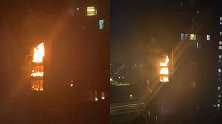 成都警方通报首创国际城起火事件：男子纵火烧死前妻后跳楼
