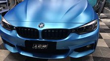 4系电光金属天蓝这颜色和宝马很配