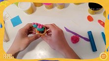 彩泥制作教程，如何制作盆栽，创意手工大全