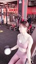 手机拍下这一幕，健身房里最美的小姐姐，大家看看怎么样